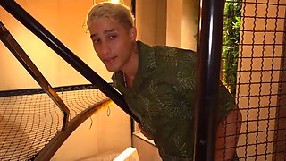 Stepbro prefers me to sex toy and offers to try DP - Amateur Porn