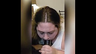 Big Booty White Girl Swallows Step Brother's Cum - Office Blowjob & Doggystyle