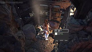 Horny Lara Croft 3D Hentai: Riding a Huge Statue Cock to Unlock the Tomb Door - First Time Anal & Cowgirl Sex