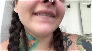 The Dirty Giantess After the Gym Makes You Smell Her Sweaty Clothes