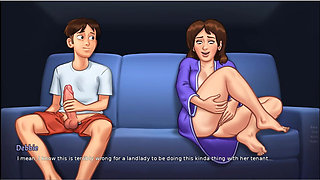 Summertime Saga - Gameplay - Roleplay - Debbie Shower Scenes and Mutual Masturbation