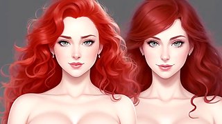 Wild cartoon sex scenes featuring naughty anime and crazy fantasies