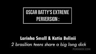 Slim Brazilian Teens, Larinha Small & Katia Belinii, Share