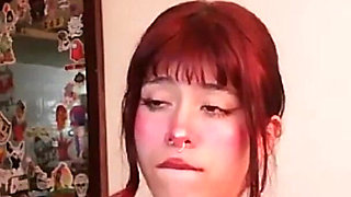 Latina Sensual Naked Masturbation in the Room