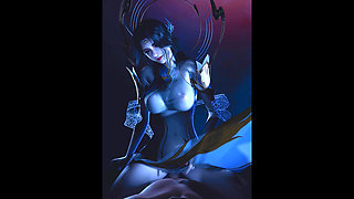 The Dream Goddess of Scarlet Temptation - 3D Animation Hentai