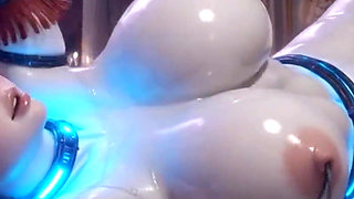 3D Hentai Cowgirl Doll - Smart Ropes Control & Float Ahegao