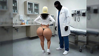 Petite Big Ass Secretary Teasing in Tight Office Outfit