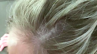 Sexy Slut Gives A Big Cock A Blowjob In The Car