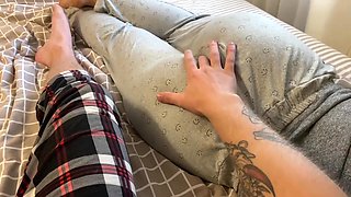 Accidentally Woke Up My Step Sister While Jerking Off