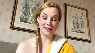 Cumshot amateur MILF suck and jerks dude in the bedroom