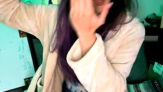 Sexy teen ebony solo toy masturbation