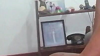 Father in Law's Gigantic Dick Hangs Out Under His Sarom for Step Daughter