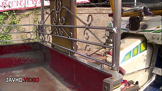 Threesome Sultry JAV Star Potay Candy Gives Handjob Explores Limits With Toys