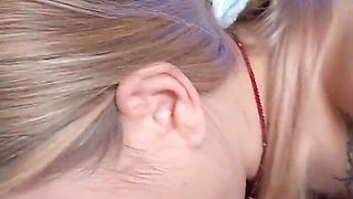 Sloppy Blowjob in the Car