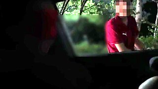 Desi Wife Sex with Stranger in Car with Husband Driving P1
