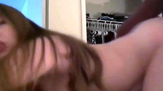 Big Natural Tits Amateur Takes on a Big Cock BBC