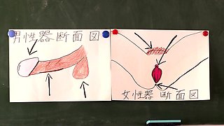 Japanese asian mommy being fingered by lucky dude