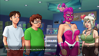 Sexy Fighter in Front of Us -summetime saga