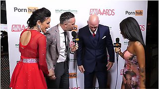 On The Red Carpet With Asa Akira And Keiran Lee
