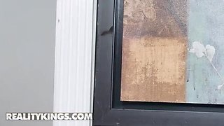 Cassidy Banks Busty Babysitter Teases Boss With Her Big Boobs & Fucks Him For Father's Day - Reality Kings