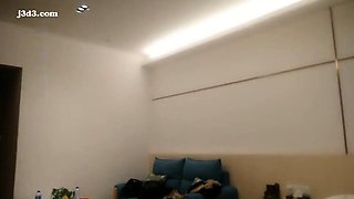 Amateur Asian masturbates through her panties