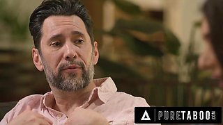 PURE TABOO Leashed Aria Sloane Must OBEY Dominant Pervert Stepdad To Get What She Wants: Porn