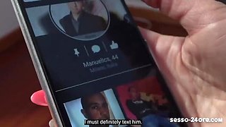 Hot Italian MILFs Blowjob Young Guys - Mary Rider Sarah Slave Homemade POV