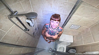 Piss Hungry Whore Gets Used as Toilet