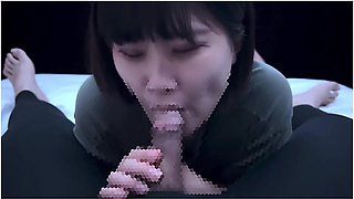 She Gets Excited While Sniffing Erotic Cocks And Snorting During A Blowjob! Nose Job Cum In Mouth　