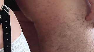 Bisexual Husband Shared His Wife with a Friend. Threesome. MMF. Strapon Pegging. Full Scene. Ep 21121