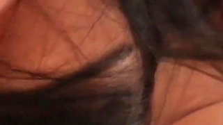 Cum on Hair After Rough Blowjob