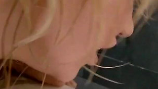 Two hot lesbians having sex in the shower