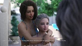 Awam - Sofia Gets a Wet Lesbian Kiss From Ellie's Naughty Invitation