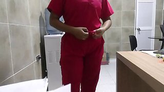 Big Ass Nurse Recorded in Doctors Office