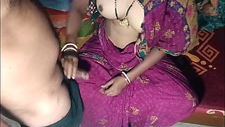 Indian Bhabhi Rosy Hot Sex Video - Big Natural Tits Blowjob in Village