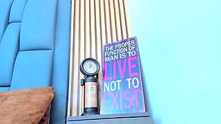 Stacked brunette goes solo toys and masturbation