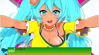 A Miku In Brazil - Hatsune Miku And Car Toon