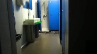 Big Cock Fucking in Public Locker Room