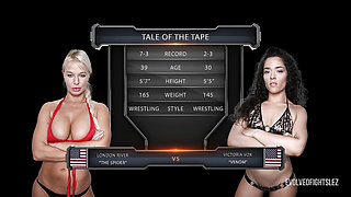 London River vs Victoria Voxxx - Loser Gets Strapon Fucking