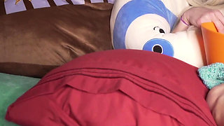 Step mom & step son movie night creampie