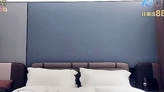 Japanese teen in white cotton panties masturbates