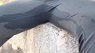 Emma Voyeur Crazy Public Pee Wet Pants Outdoor POV HD