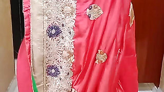 Desi Tamil  Housewife Seduces Bull in Red Underwear - Nipple Play, Cuck Watches! IndianHotwifeX