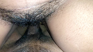 Quick fuck and hand job by step sister