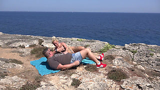 horny fuck with view of the sea