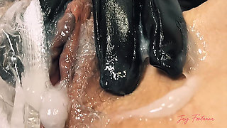 Sticky Heaven: Squirting with Panties