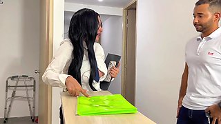 Jenifer Play's Latina Seduction Captivates Client in Busty Heat