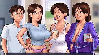 Summertime saga: the nurse helped Johannes