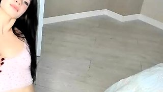 Close up teen foot worship