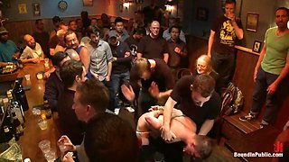 Muscle Studs Cameron Kincade and Christian Wildes Huge Cocks Overwhelm Crowded Bar
